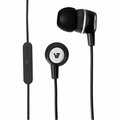 V7 Audio 3.5 mm Stereo Earbuds with Inline Microphone - Black HA110-BLK-12NB